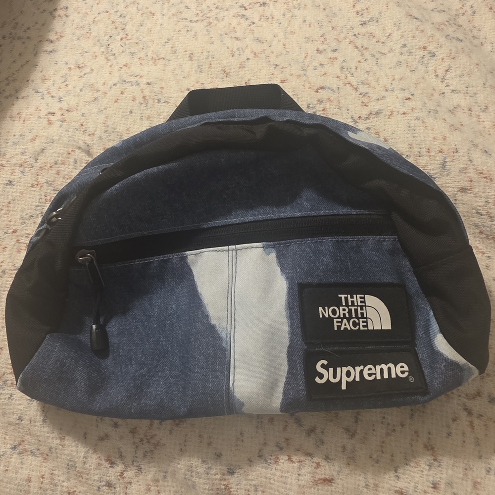 The North Face Blue and Black Men's Bag